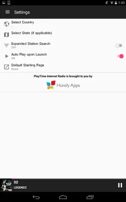 PlayTime Internet Radio android App screenshot 0