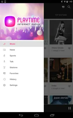 PlayTime Internet Radio android App screenshot 1